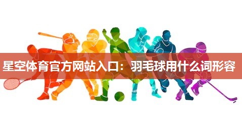 星空体育官方网站入口：羽毛球用什么词形容
