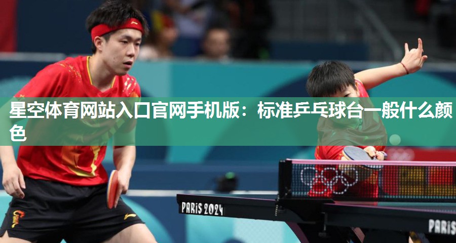 标准乒乓球台一般什么颜色