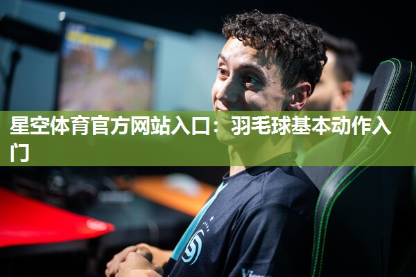 羽毛球基本动作入门