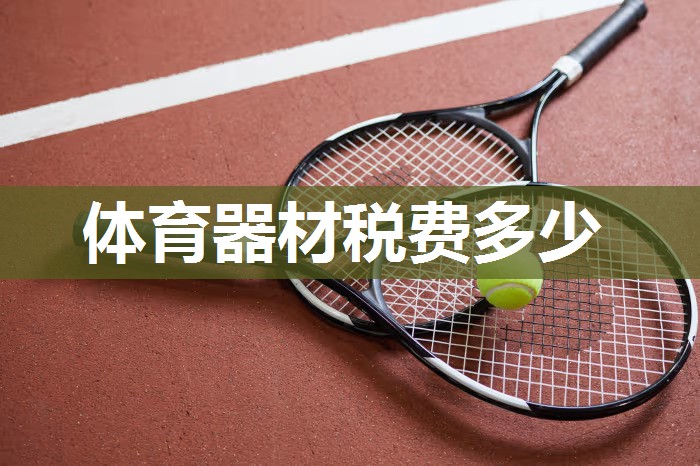 体育器材税费多少